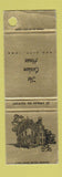 Matchbook Cover - Carlson House Sac City IA SAMPLE WEAR