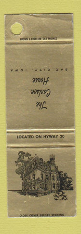 Matchbook Cover - Carlson House Sac City IA SAMPLE WEAR