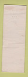 Matchbook Cover - Barney's Tavern Newark NJ WEAR