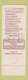 Matchbook Cover - Western Steer Family Steak House Myrtle Beach SC