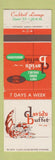 Matchbook Cover - David's Buffet Evendale OH