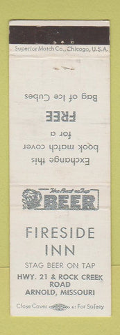 Matchbook Cover - Fireside Inn Arnold MO
