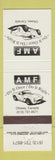 Matchbook Cover - AMF Ottawa ON auto parts?