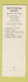 Matchbook Cover - Molly Pitcher Inn Red Bank NJ