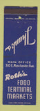 Matchbook Cover - Roth's Grocery Los Angeles CA