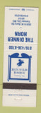 Matchbook Cover - The Dinner Horn Kansas City MO