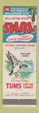 Matchbook Cover - Tums Antacid Mallard Drake