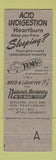Matchbook Cover - Tums Antacid Mallard Drake