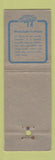 Matchbook Cover - Mobil oil gas Socony Service Berlin NH WEAR