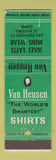 Matchbook Cover - Jules Latte Men's Clothes Van Heusen Stamford CT