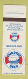Matchbook Cover - Quarter Deck Restaurant Stamford CT