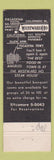 Matchbook Cover - Westard Ho Steak House Pasadena CA