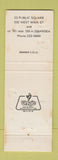 Matchbook Cover - Belleveille National Bank IL Bear