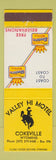 Matchbook Cover - Valley Hi Motel Cokeville WY Best Western