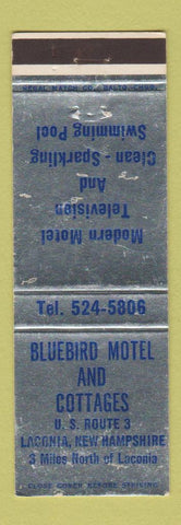 Matchbook Cover - Bluebird Motel Cottages Laconia NH WEAR