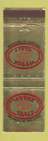 Matchbook Cover - Moore Tools 1974 Bridgeport CT