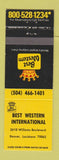 Matchbook Cover - Best Western International Kenner LA
