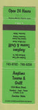 Matchbook Cover - Anytime Tavern Grill Lewiston ID