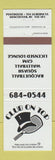 Matchbook Cover - Club on Top Racquetball Squash Vancouver BC