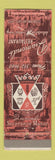 Matchbook Cover - Diamonds' Restaurant Cleveland Heights OH