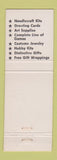 Matchbook Cover - Craft House Gifts Hawley PA WEAR