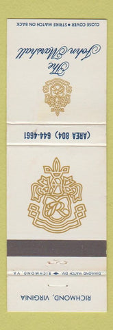 Matchbook Cover - The John Marshall Richmond VA