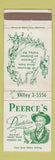 Matchbook Cover - Peerce's Plantation Phoenix MD WEAR