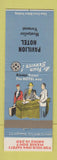 Matchbook Cover - Pavilion Hotel Montpelier VT