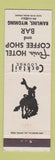 Matchbook Cover - Ferris Hotel Coffee Shop Bar Rawlins WY