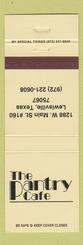 Matchbook Cover - The Pantry Cafe Lewisville TX