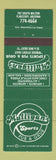 Matchbook Cover - Mulligan's Sports Pub Flagstaff AZ