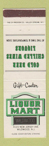 Matchbook Cover - Liquor Mart Wildwood NJ