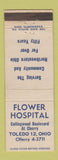 Matchbook Cover - Flower Hospital Toledo OH