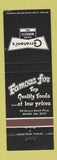 Matchbook Cover - Cerretani's Super Markets Grocery Revere MA