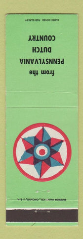Matchbook Cover - Pennsylvania Dutch Country PA
