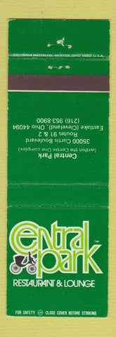 Matchbook Cover - Central Park Restaurant Eastlake OH