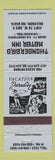 Matchbook Cover - Thunderbird Motor Inn Branson MO BLUE