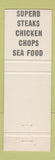 Matchbook Cover - Colony Restaurant Toledo OH