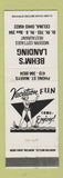 Matchbook Cover - Behm's Landing Celina OH girlie