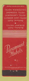 Matchbook Cover - Paramount Hotels Berkeley Oakland CA