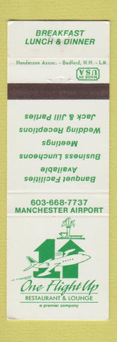 Matchbook Cover - One Flight Up Restaurant Manchester NH
