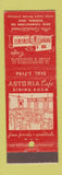 Matchbook Cover - Astoria Cafe Warren OH