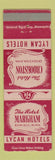 Matchbook Cover - Hotel Markham Bejidji MN Crookston WEAR