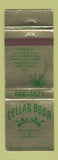 Matchbook Cover - Cellar Door Restaurant Houston TX