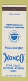 Matchbook Cover - Nonco American Standard Fixtures Plumbing Cheyenne WY