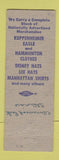Matchbook Cover - Jack Robbins Clothes Elmwood Park IL