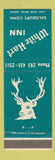 Matchbook Cover - White Hart Inn Salisbury CT