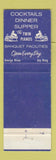 Matchbook Cover - The Westwood Restaurant West Orange NJ WEAR