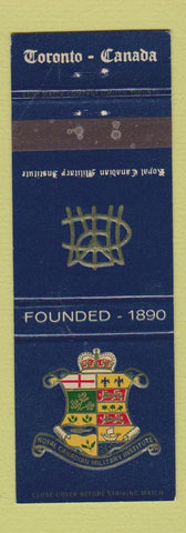 Matchbook Cover - Royal Canadian Military Institute Toronto ON WEAR