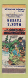 Matchbook Cover - Mack's Tavern Vernon MI hillbilly WEAR